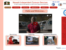 Tablet Screenshot of newarkcaravans.co.uk